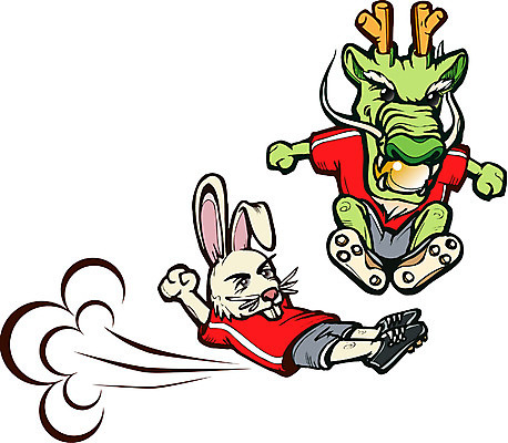 EPS 클립아트 동물 척추동물 캐릭터 육지동물 스포츠 동물캐릭터 두마리 일러스트 포유류 상상 새해 사람없음 운동 용띠 십이지신 용 운세 토끼띠 토끼 토끼캐릭터 스포츠캐릭터 용캐릭터 태클 일러캐릭터 2 건강 반려동물 파일형식 벡터