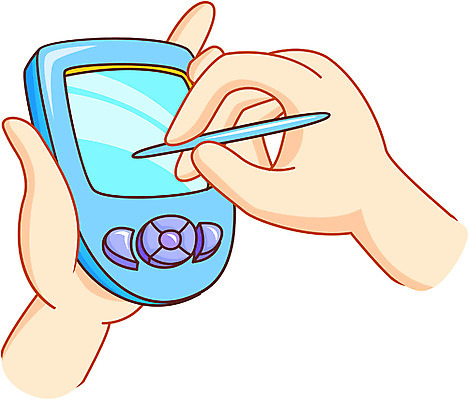 EPS 클립아트 손 신체 일러스트 비즈니스 신체부위 노트북 전자제품 오브젝트 PDA 국내일러스트 사람 파일형식 벡터