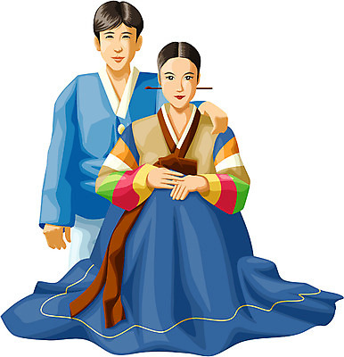 EPS 한국전통 전통 커플 여자 명절 남자 일러스트 새해 사람 성인 두명 치마 추석 전통의상 한복 저고리 비녀 색동옷 성인만 국내일러스트 옷 기념일 관계 하의 전통소품 한국 파일형식 벡터 헤어액세사리