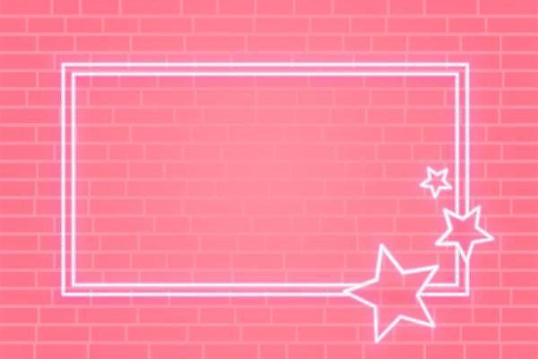 EPS 해외이미지 배너 별 선 분홍색 라인일러스트 일러스트 프레임 사람없음 그래픽 빛 사각형 네온 해외일러스트 자연요소 도형 컬러 파일형식 벡터 이미지허브