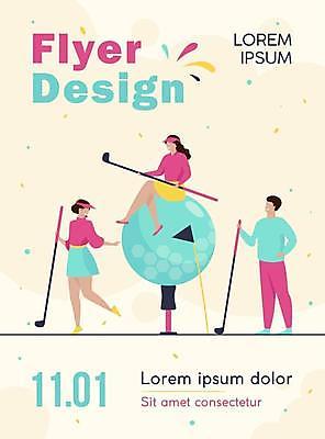 EPS 해외이미지 전신 디자인 여자 남자 허리손 일러스트 골프공 들기 앉기 성인 타이포그라피 세명 노란색 골프채 골프웨어 홍보물 꽃가루 골프티 골프깃발 한발서기 성인만 해외일러스트 문자 옷 컬러 포즈 골프 공 모션 골프용품 서기 사람 깃발 가루 파일형식 벡터 이미지허브