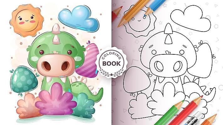 EPS 해외이미지 동물 캐릭터 어린이 일러스트 페인트 아기 만화 해외일러스트 일러캐릭터 사람 파일형식 벡터 이미지허브