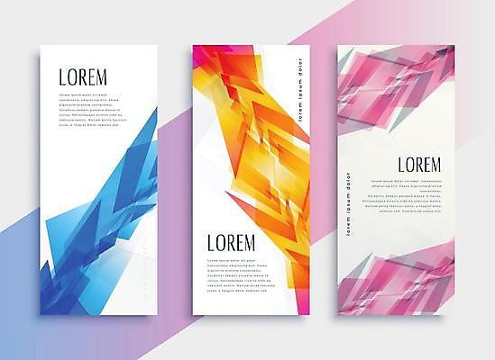 EPS 해외이미지 디자인 배너 일러스트 추상 사람없음 그래픽 세로 세트 기하학 해외일러스트 무늬 파일형식 벡터 이미지허브