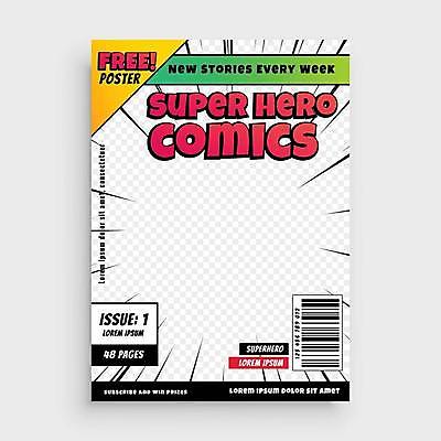 EPS 해외이미지 디자인 포스터 백그라운드 일러스트 프레임 사람없음 만화 레이아웃 복고 팝아트 코믹 카툰스타일 만화책 팝 스타일 해외일러스트 책 그림 파일형식 벡터 이미지허브