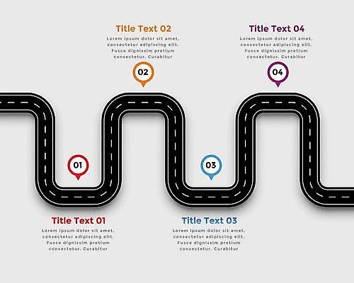 EPS 해외이미지 백그라운드 일러스트 사람없음 검은색 인포그래픽 고속도로 커브길 해외일러스트 도로 컬러 파일형식 벡터 이미지허브