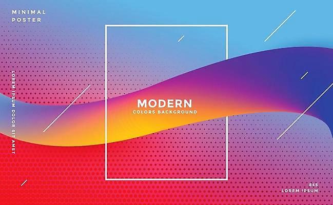 EPS 해외이미지 선 백그라운드 곡선 일러스트 추상 프레임 사람없음 컬러풀 사각형 웨이브 그라데이션 지오메트릭 해외일러스트 도형 컬러 무늬 파일형식 벡터 이미지허브