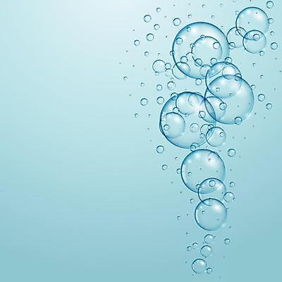EPS 해외이미지 하늘색 일러스트 사람없음 거품 물방울 원형 투명 해외일러스트 도형 파란색 파일형식 벡터 이미지허브