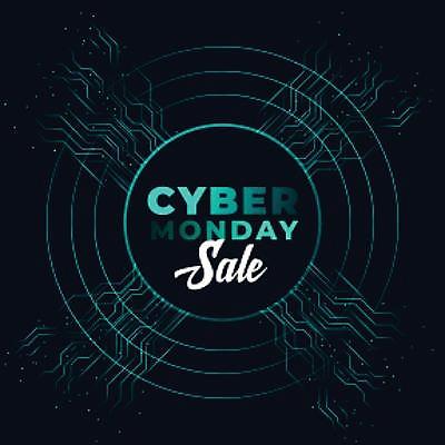 EPS 해외이미지 디자인 배너 백그라운드 일러스트 사람없음 파란색 쇼핑 세일 검은색 원형 원형프레임 사이버먼데이 해외일러스트 도형 컬러 프레임 이벤트 파일형식 벡터 이미지허브