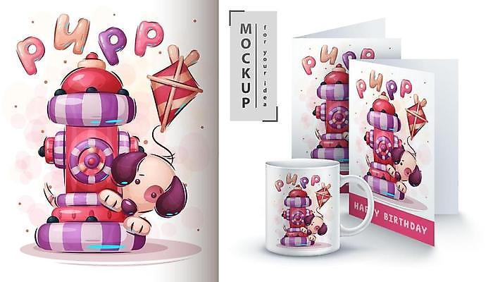 EPS 해외이미지 동물 캐릭터 어린이 일러스트 반려동물 페인트 아기 만화 해외일러스트 일러캐릭터 사람 파일형식 벡터 이미지허브