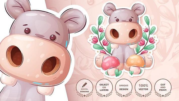 EPS 해외이미지 동물 캐릭터 어린이 패턴 일러스트 수채화 반려동물 페인트 아기 만화 해외일러스트 일러캐릭터 무늬 사람 파일형식 벡터 이미지허브