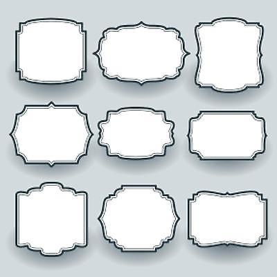 EPS 해외이미지 문양 스티커 일러스트 프레임 사람없음 세트 라벨 빈티지 심플 해외일러스트 컨셉 파일형식 벡터 이미지허브