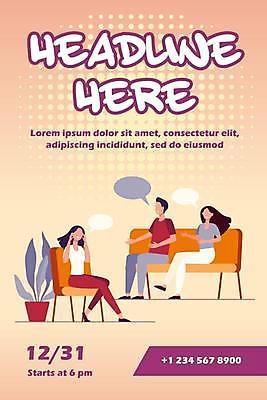 EPS 해외이미지 캐릭터 여자 남자 감정 컨셉 일러스트 스트레스 건강 대화 사람 앉기 치료 약 모임 환자 의사 도움 그룹 플랫 토론 만화 상담 장면 커뮤니티 문제 테라피 중독 돌봄 우울증 정신과 정신과의사 지원 헬프 해외일러스트 일러캐릭터 의학 모션 병원 말하기 뷰티 의료진 질병 파일형식 벡터 이미지허브