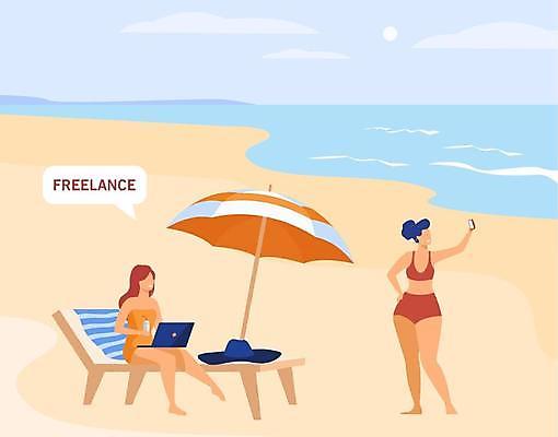 EPS 해외이미지 전신 여자 음료 여행 허리손 일러스트 서기 들기 앉기 성인 해변 두명 여름휴가 노트북 스마트폰 컴퓨터 태양 타이핑 파라솔 업무 셀프카메라 선베드 챙모자 프리랜서 성인여자만 해외일러스트 자연요소 직업 모자_잡화 바다 포즈 의자 모션 휴가 사람 전자제품 핸드폰 스마트기기 사진촬영 작업 여자만 성인만 파일형식 벡터 여름_계절 이미지허브