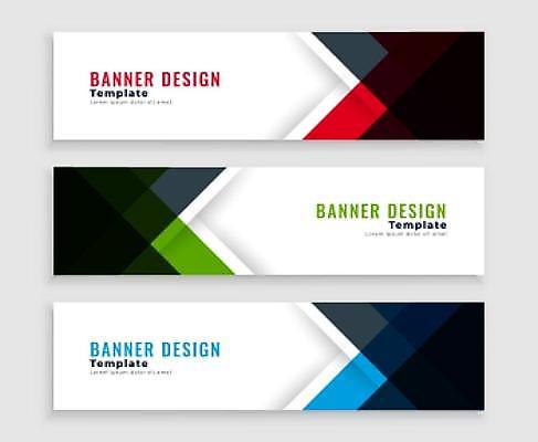 EPS 해외이미지 디자인 배너 일러스트 비즈니스 사람없음 그래픽 가로 세트 지오메트릭 해외일러스트 파일형식 벡터 이미지허브