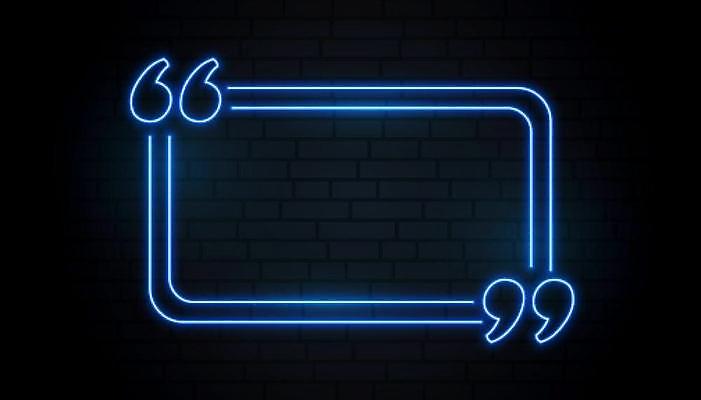 EPS 해외이미지 배너 선 라인일러스트 일러스트 프레임 사람없음 그래픽 파란색 빛 사각형 네온 큰따옴표 해외일러스트 도형 기호 컬러 파일형식 벡터 이미지허브