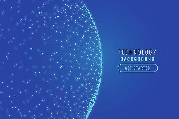 EPS 해외이미지 디자인 파도 과학 백그라운드 인터넷 일러스트 모션 추상 미래 기술 파란색 빛 디지털 자료 행성 네트워크 연결 사이버 역동적 시스템 테크노 수평선 더스트파티클 효과 해외일러스트 바다 컬러 컨셉 무늬 우주 파일형식 벡터 이미지허브