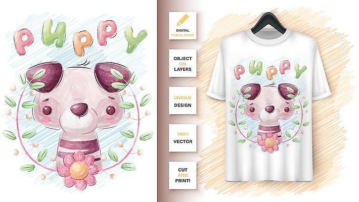 EPS 해외이미지 동물 캐릭터 어린이 패턴 일러스트 수채화 반려동물 페인트 아기 만화 해외일러스트 일러캐릭터 무늬 사람 파일형식 벡터 이미지허브