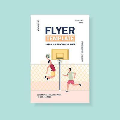 EPS 해외이미지 디자인 남자 분홍색 일러스트 농구 농구공 성인 타이포그라피 두명 달리기 점프 홍보물 농구대 덩크 성인남자만 해외일러스트 문자 컬러 공 모션 사람 구기 골대 남자만 성인만 파일형식 벡터 이미지허브