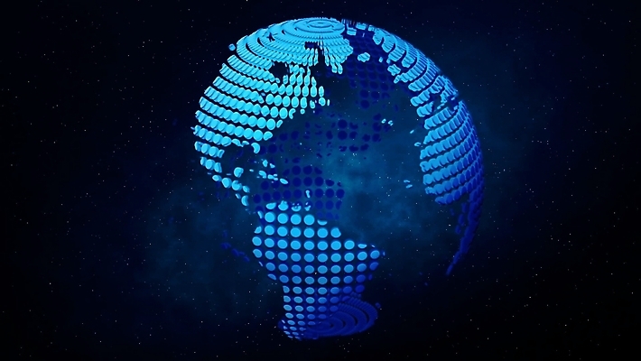 포토 JPG 해외이미지 지구 그래픽백그라운드 사람없음 그래픽 파란색 3D 디지털 홀로그램 해외포토 컬러 백그라운드 디지털합성 파일형식 이미지허브