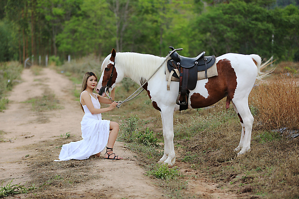 포토 JPG 해외이미지 주간 한마리 여자 한명 성인 야외 말_동물 승마 성인여자한명만 해외포토 자연요소 1 스포츠 포유류 사람 여자한명만 성인여자만 파일형식 이미지허브