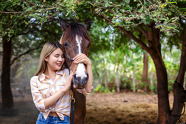 포토 JPG 해외이미지 주간 한마리 여자 한명 성인 야외 말_동물 승마 성인여자한명만 해외포토 자연요소 1 스포츠 포유류 사람 여자한명만 성인여자만 파일형식 이미지허브