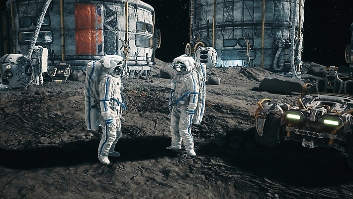 JPG 해외이미지 별 지구 사람 두명 3D 우주 환경 행성 인공위성 우주비행사 달 우주선 디지털합성 SF 해외포토 포토 자연요소 통신 파일형식 이미지허브