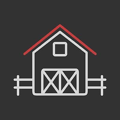 EPS 해외이미지 디자인 산업 농업 일러스트 건물 농장 문 검은색 어둠 농부 심볼 창고 사인 대문 수납 외양간 격납고 밭일 차고 해외일러스트 직업 건축물 컬러 파일형식 벡터 이미지허브