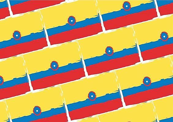 EPS 해외이미지 템플릿 디자인 배너 여행 백그라운드 컨셉 패턴 일러스트 추상 미술 그래픽 빨간색 파란색 미국 페인트 손상 깃발 그룹 콜롬비아 심볼 사인 그림 질감 애국심 공화국 그런지 삼색 스페인어 엘리먼트 전국 해외일러스트 나라 컬러 북아메리카 무늬 문화예술 남아메리카 파일형식 벡터 이미지허브