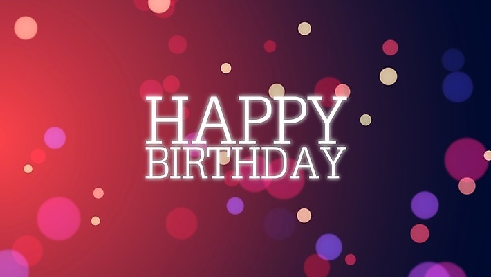 JPG 해외이미지 영어 일러스트 타이포그라피 사람없음 반짝임 생일 데이 보케 해외일러스트 문자 기념일 모션 파일형식 이미지허브