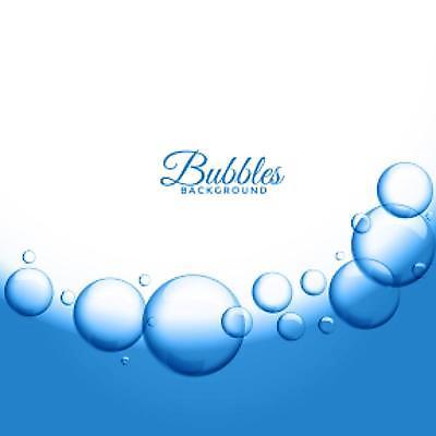 EPS 해외이미지 일러스트 사람없음 파란색 거품 물방울 원형 해외일러스트 도형 컬러 파일형식 벡터 이미지허브