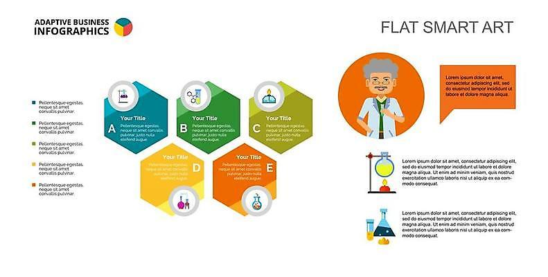 EPS 해외이미지 노년 남자 과학 말풍선 일러스트 실험 한명 상반신 인포그래픽 계획 육각형 순서 노인남자한명만 해외일러스트 도형 1 컨셉 사람 성인 남자한명만 노인남자만 파일형식 벡터 이미지허브