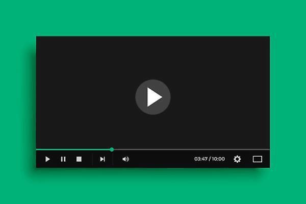 EPS 해외이미지 일러스트 사람없음 초록색 멀티미디어 UI 플레이어 해외일러스트 컬러 파일형식 벡터 이미지허브
