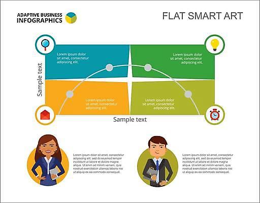 EPS 해외이미지 여자 남자 허리손 일러스트 비즈니스 전구 돋보기 관리 들기 상반신 성인 인포그래픽 비즈니스맨 비즈니스우먼 이메일 옵션 탁상시계 성인만 해외일러스트 시계 포즈 모션 사람 직장인 파일형식 벡터 이미지허브