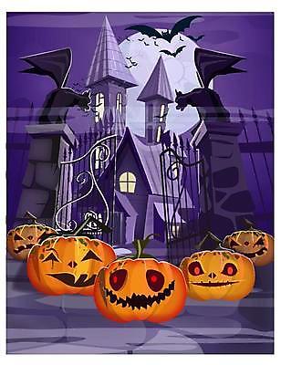 EPS 해외이미지 일러스트 벽지 호박 주택 사람없음 보라색 할로윈 달 성 대문 박쥐 잭오랜턴 해외일러스트 자연요소 건축물 컬러 채소 포유류 건물 문 파일형식 벡터 이미지허브
