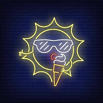 EPS 해외이미지 스티커 일러스트 아이스크림 사람없음 선글라스 태양 화려 먹기 심볼 라인아트 네온 따봉 해외일러스트 자연요소 안경 선 컨셉 모션 디저트 최고 파일형식 벡터 이미지허브