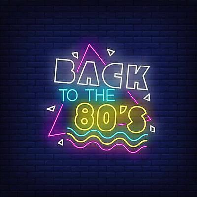 EPS 해외이미지 디자인 백그라운드 컨셉 일러스트 텍스트 추상 간판 사람없음 그래픽 빛 파티 심볼 복고 디스코 네온 80년대 해외일러스트 음악 무늬 이벤트 춤 파일형식 벡터 이미지허브
