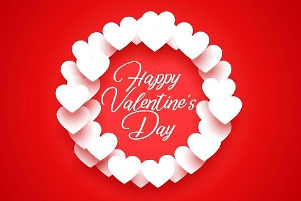 EPS 해외이미지 디자인 행복 백그라운드 일러스트 프레임 사랑 사람없음 빨간색 하트 축하 해외일러스트 모양 감정 컬러 컨셉 파일형식 벡터 이미지허브