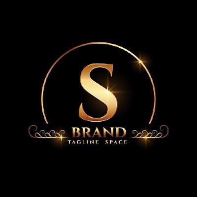 EPS 해외이미지 디자인 일러스트 추상 사람없음 그래픽 검은색 금색 고급 심볼 S 해외일러스트 알파벳 컬러 컨셉 무늬 파일형식 벡터 이미지허브