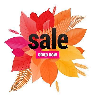 EPS 해외이미지 디자인 낙엽 일러스트 타이포그라피 사람없음 쇼핑 세일 주황색 해외일러스트 문자 컬러 잎 파일형식 벡터 이미지허브