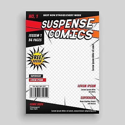 EPS 해외이미지 디자인 백그라운드 일러스트 미술 사람없음 공백 만화 레이아웃 복고 팝아트 코믹 페이지 카툰스타일 만화책 팝 스타일 해외일러스트 문화예술 책 그림 파일형식 벡터 이미지허브