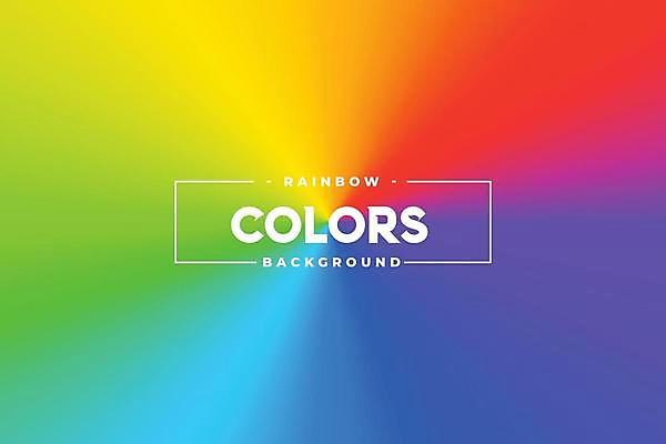 EPS 해외이미지 백그라운드 일러스트 사람없음 무지개색 해외일러스트 컬러풀 파일형식 벡터 이미지허브