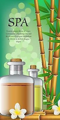 EPS 해외이미지 꽃 일러스트 유리병 타이포그라피 사람없음 초록색 뷰티 스파 대나무 보케 아로마 스파용품 아로마오일 해외일러스트 나무 식물 문자 컬러 병_용기 오일_화장품 오브젝트 파일형식 벡터 이미지허브