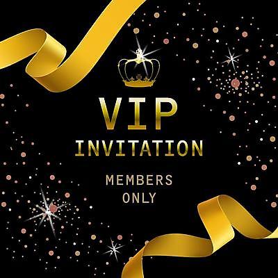 EPS 해외이미지 디자인 리본 일러스트 캘리그라피 왕관 이벤트 타이포그라피 사람없음 단어 반짝임 노란색 검은색 금색 축하 메시지 고급 우아함 VIP 해외일러스트 문자 컬러 컨셉 모션 파일형식 벡터 이미지허브