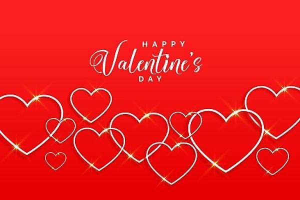 EPS 해외이미지 디자인 행복 백그라운드 일러스트 사랑 사람없음 빨간색 하트 축하 해외일러스트 모양 감정 컬러 컨셉 파일형식 벡터 이미지허브