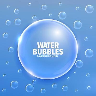 EPS 해외이미지 일러스트 사람없음 파란색 거품 물방울 원형 해외일러스트 도형 컬러 파일형식 벡터 이미지허브