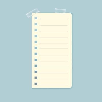 EPS 해외이미지 디자인 종이 일러스트 사람없음 공책 공백 테이프 해외일러스트 문구용품 파일형식 벡터 이미지허브