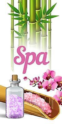 EPS 해외이미지 꽃 포스터 일러스트 사람없음 스파 대나무 스파용품 스쿱 입욕소금 해외일러스트 나무 식물 미용용품 오브젝트 소금 파일형식 벡터 이미지허브