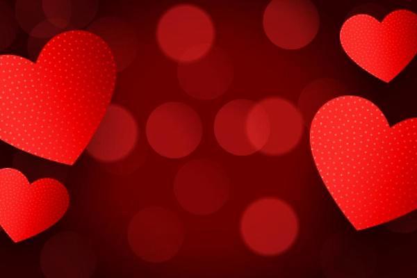 EPS 해외이미지 디자인 행복 백그라운드 일러스트 사랑 사람없음 빨간색 하트 축하 소프트포커스 보케 해외일러스트 모양 감정 컬러 컨셉 촬영기법 파일형식 벡터 이미지허브