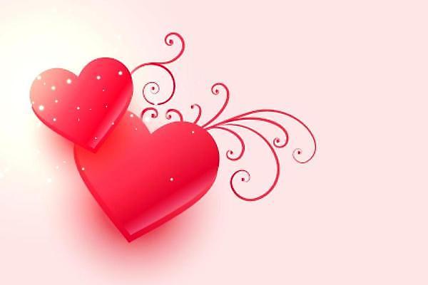 EPS 해외이미지 디자인 행복 분홍색 백그라운드 꽃무늬 일러스트 사랑 사람없음 하트 축하 해외일러스트 모양 꽃 감정 컬러 컨셉 무늬 파일형식 벡터 이미지허브