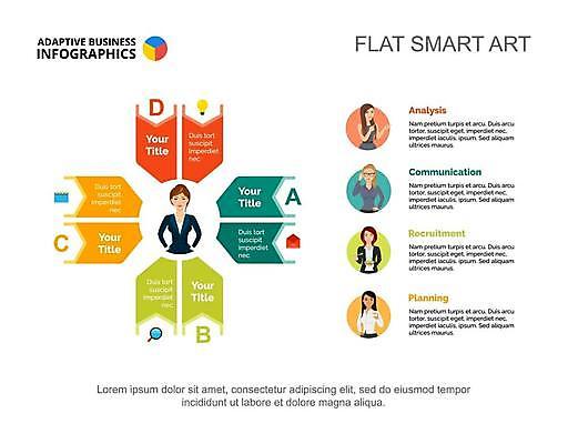 EPS 해외이미지 여자 일러스트 비즈니스 협력 아이디어 들기 여러명 상반신 성인 자료 인포그래픽 비즈니스우먼 플랫 경영 성인여자만 해외일러스트 다수 컨셉 모션 사람 직장인 여자만 성인만 파일형식 벡터 이미지허브